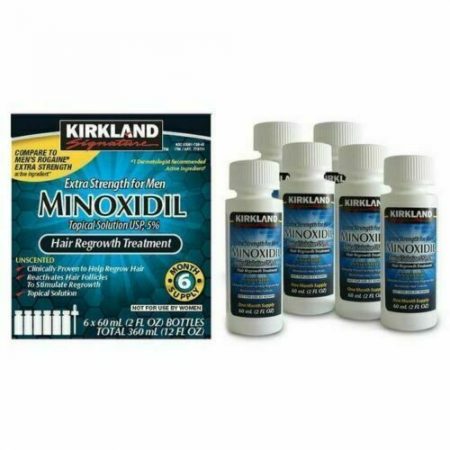 Kirkland Minoxidil 5% Extra Strength Men's Hair Regrowth Solution - 6 Month