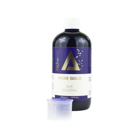 Colloidal Gold PureGold 25ppm, Alchemy 480ml, Aghoras