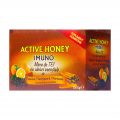 Active Honey Imuno – 100% natural, for immunity support Package: 20 sachets of 15 g each, easy to use and dose Product obtained by Apicola Costache, from carefully selected natural ingredients Combination of active honey with beneficial properties for strengthening immunity and maintaining vitality Pleasant texture, natural and sweet taste, ideal for daily consumption Practical packaging, suitable for home, office or travel