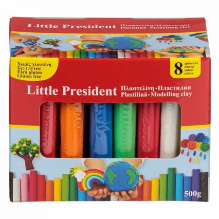 Set of 6 Colors, Colored Plasticine, 500g