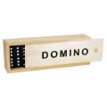 Domino board game, Set of 28 pieces in wooden box