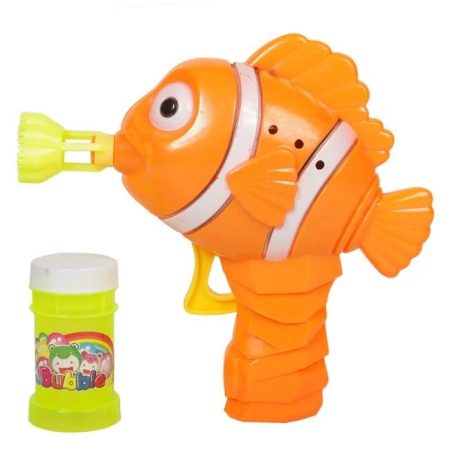 Soap Bubble Gun, Orange Fish