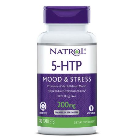Food supplement 5-HTP 200 mg Mood & Stress Natrol, 30 tablets, GNC