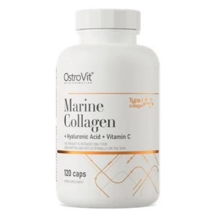 Marine collagen with hyaluronic acid and vitamin C, 120 capsules, OstroVit