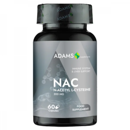 NAC N-Acetyl L-Cysteine ​​300mg, 60 capsules, Adams Vision