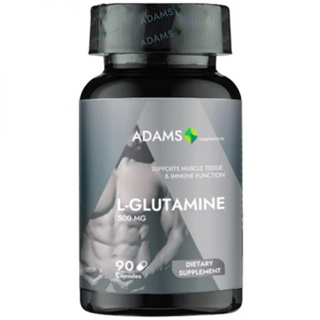 L-Glutamine 500mg, 90 capsules, Adams Vision