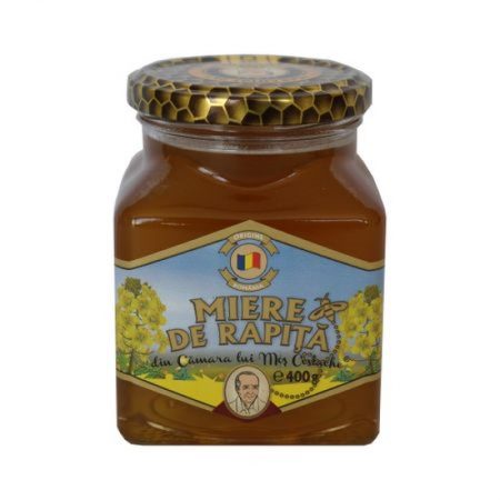 Santa Costache Rapeseed Honey, 400 grams, Costache Beekeeping