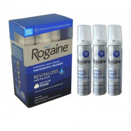 Men's Rogaine 5% Minoxidil Hair Regrowth Treatment Foam - 3 Month