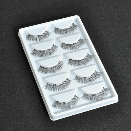 5 Pairs Natural Sparse Cross Eye Lashes Extension Makeup Long False Eyelashes Condition: 100% Brand New And High quality These long false eyelashes are made by high quality synthetic fibers with sparse and cross style, which can match your casual and party makeup. Very soft and comfortable to wear. They can be removed by eye makeup remover. Can be reused when applied with care. Type: False Eyelash Set Style: Fashion Material: Synthetic Fibers Eyelash Infarction Material: Plastic