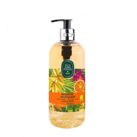 Bodrum Mandarin Liquid Soap with Natural Olive Oil 500 ml Eyup Sabri Tuncer