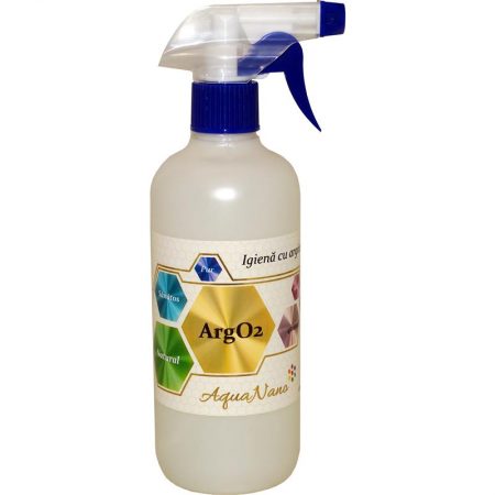 Antibacterial Solution with Silver and Active Oxygen ArgO2 400 ml Aghoras